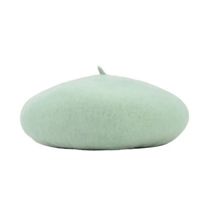 Renoir Knitted Wool Beret – Classic Soft French Style Hat