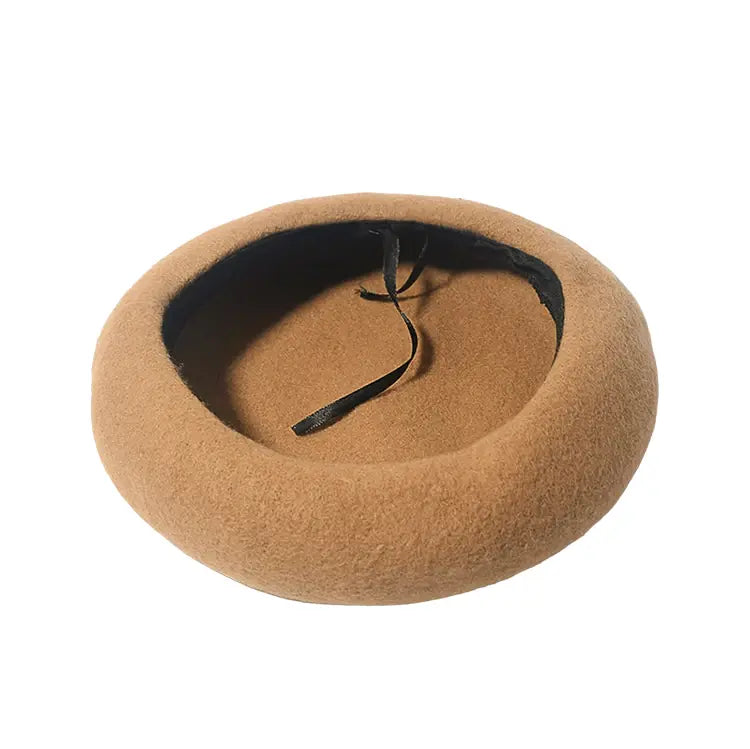 Renoir Knitted Wool Beret – Classic Soft French Style Hat