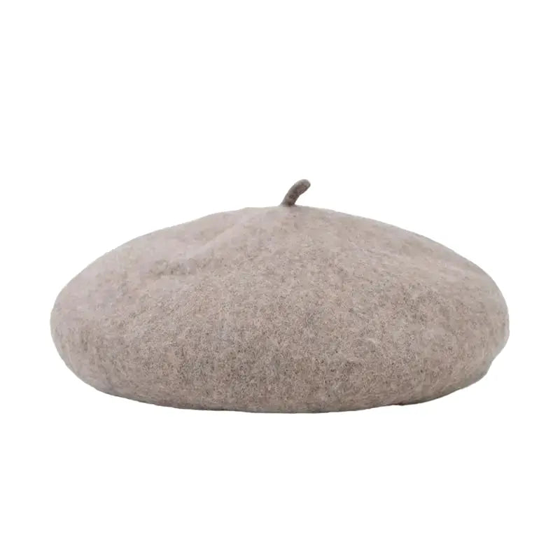 Renoir Knitted Wool Beret – Classic Soft French Style Hat