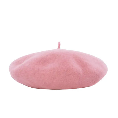 Renoir Knitted Wool Beret – Classic Soft French Style Hat