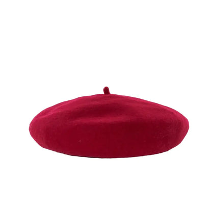 Renoir Knitted Wool Beret – Classic Soft French Style Hat
