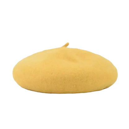 Renoir Knitted Wool Beret – Classic Soft French Style Hat