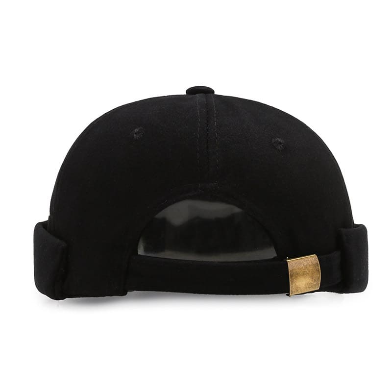 Renton Classic Docker Cap – Plain Brimless Cotton Hat