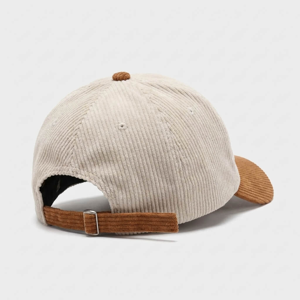 Two-Tone Corduroy Cap Premium Style Modern Wardrobe - Urban Caps