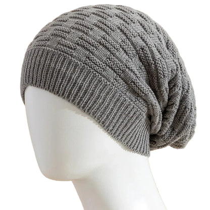 Rhode Island Winter Knitted Slouchy Beanie - Urban Caps