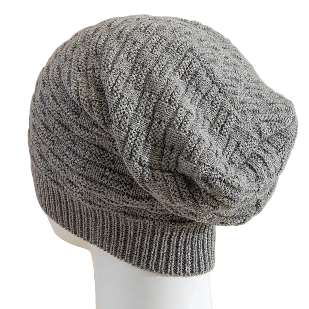 Rhode Island Winter Knitted Slouchy Beanie - Urban Caps