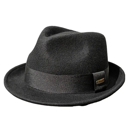 Ribot Wool Fedora Hat - Classic Fedora Silhouette With Warm Natural Wool Texture