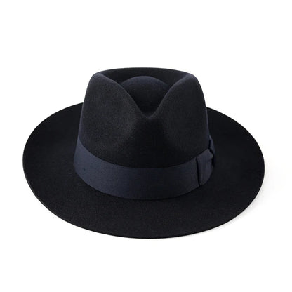 Richardson Retro Wool Fedora Hat - Classic Retro Wool Fedora With Cotton Inner Sweatband