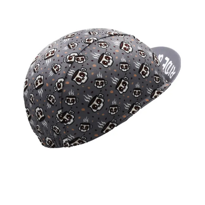 Ride And Coffee Classic Acrylic Cycling Cap Lightweight Breathable Style