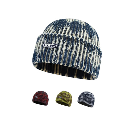 Rikibon Tie-Dye Wool Docker Beanie Bold Colorway - Urban Caps