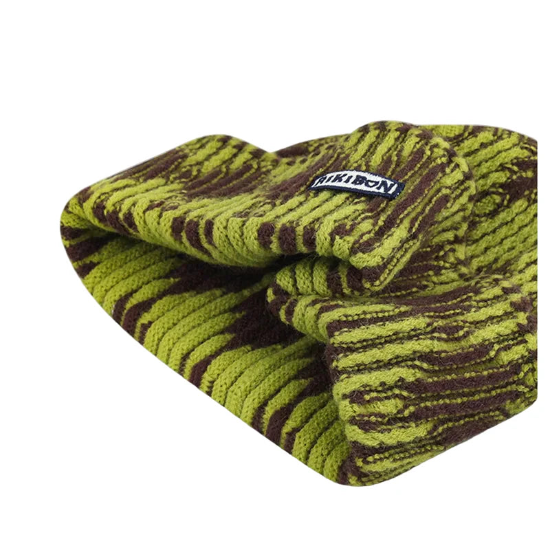 Rikibon Tie-Dye Wool Docker Beanie Bold Colorway - Urban Caps