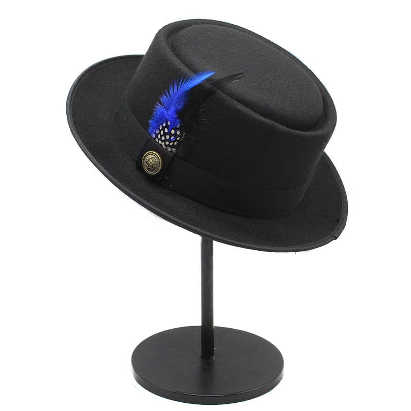 Rimini Feathers Porkpie Hat - Timeless Silhouette With Feather Detail For Flexible Styling