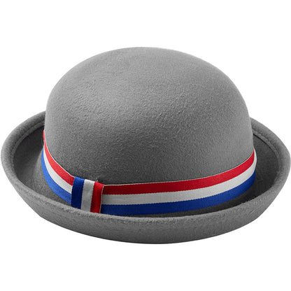Roald Dahls Matilda The Musical Gray Bowler Hat Wool Blend Authentic