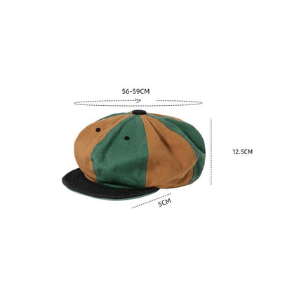 Rockville Vintage Newsboy Cap - Timeless Cotton Cap For Casual Looks For All Seasons