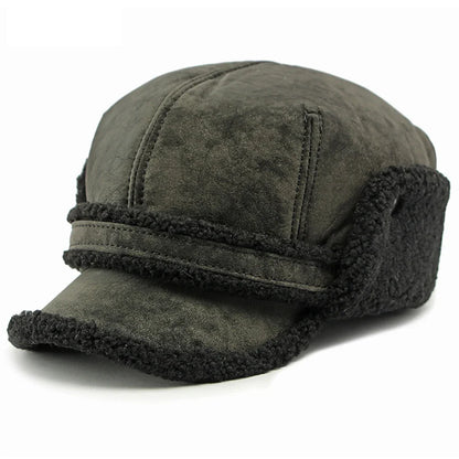 Rostov Winter Earflaps Fur Baseball Cap - Classic Winter Cap