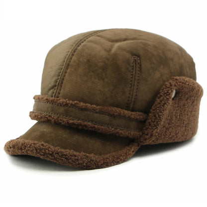 Rostov Winter Earflaps Fur Baseball Cap - Classic Winter Cap