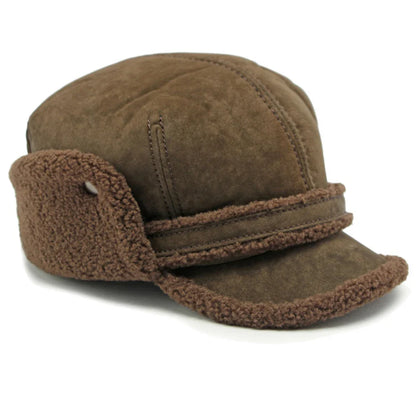 Rostov Winter Earflaps Fur Baseball Cap - Classic Winter Cap