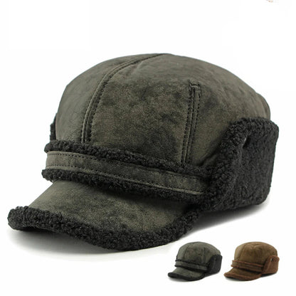 Rostov Winter Earflaps Fur Baseball Cap - Classic Winter Cap