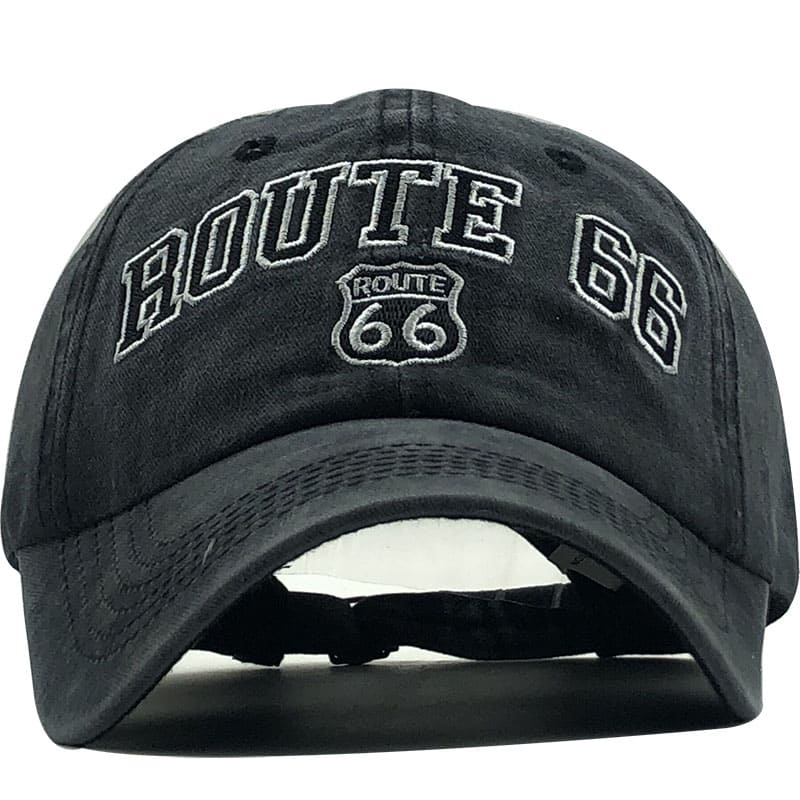 Route 66 Baseball Cap – Cotton Adjustable Classic Hat