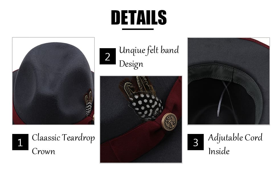 Royal Feather Fedora Hat - Feather Detail Cotton Fedora Versatile Smart Casual And Formal