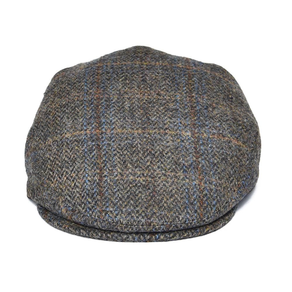 Royal Herringbone Wool Flat Cap – Classic Tweed Newsboy Style