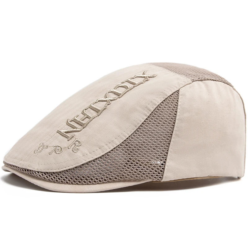 Cotton Mesh Ivy Cap | Heritage Gentleman's Flat Cap | Urban Caps NZ