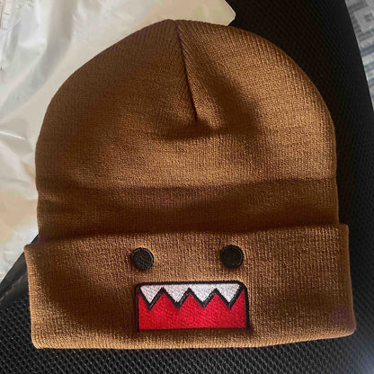 The Domo | Cartoon Character Embroidered Knitted Beanie | Urban Caps NZ