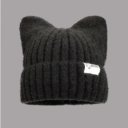 Whimsy Rabbit Ear Balaclava in Black