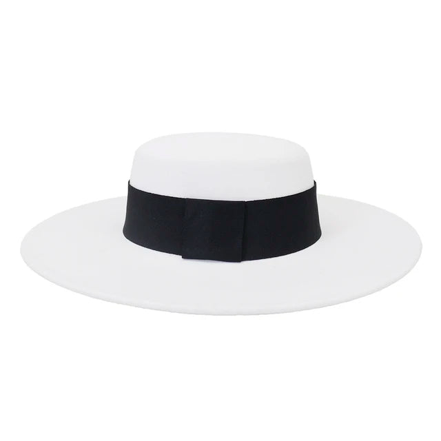 Classic Wide Brim Fedora Hat – Structured Formal Travel Cap
