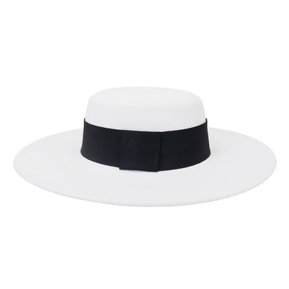Classic Wide Brim Fedora Hat – Structured Formal Travel Cap