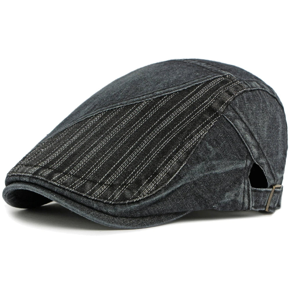 Winchester Geometric Artist Beret in Black