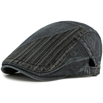 Winchester Geometric Artist Beret in Black