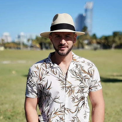 Kingston XL Straw Panama Hat – UPF 50+ Wide Brim Summer Sun Hat (61-63cm)