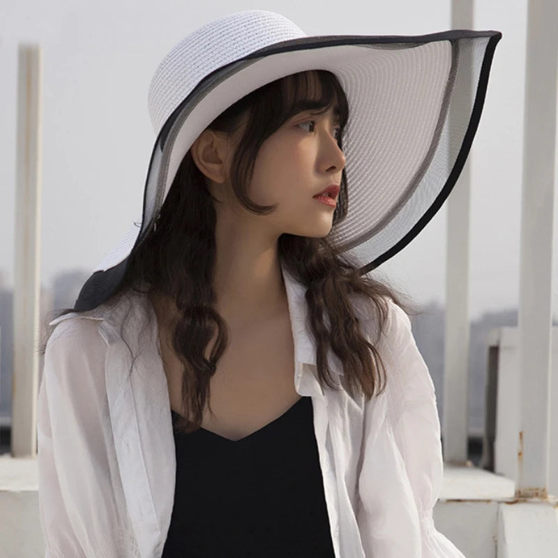 Menton Wide-Brim Straw Hat