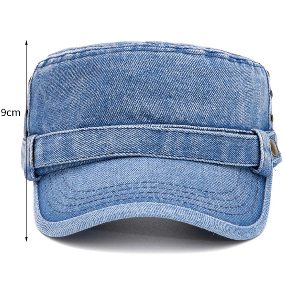 Marylebone Denim Cadet Cap