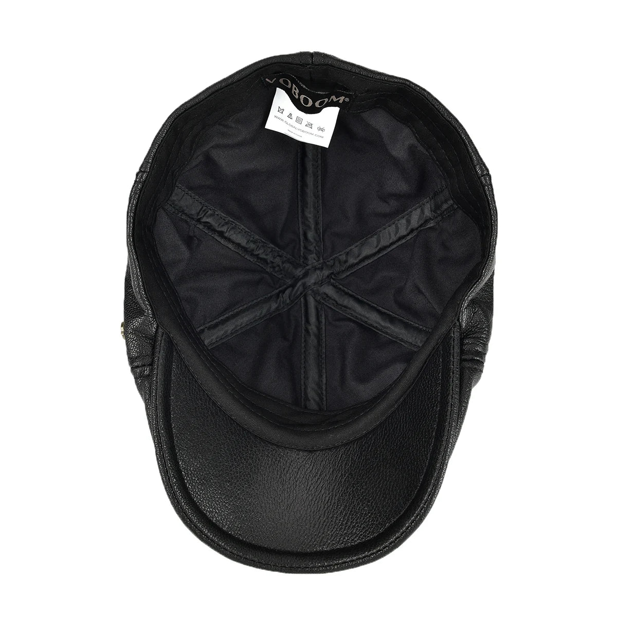 The Brompton | Men's Premium Leather Ivy Flat Cap | Urban Caps NZ
