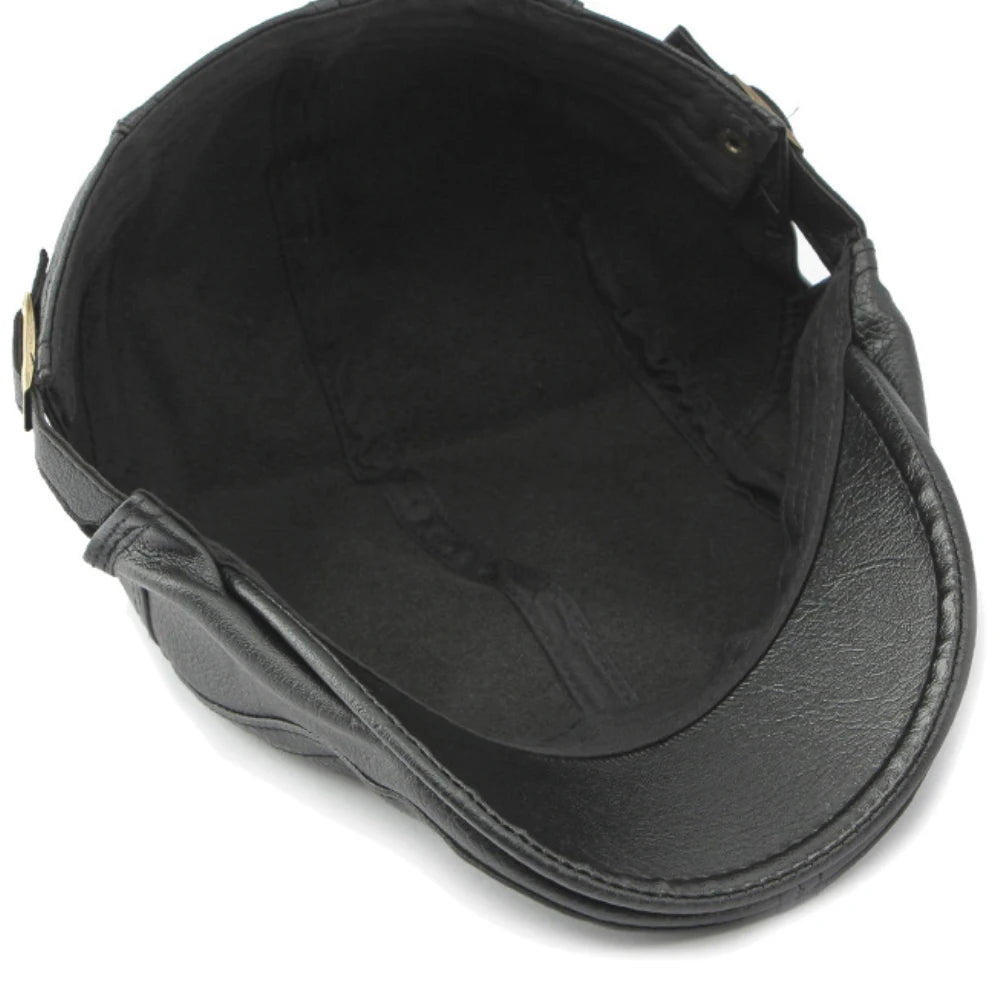Avignon Faux Leather Ivy Cap