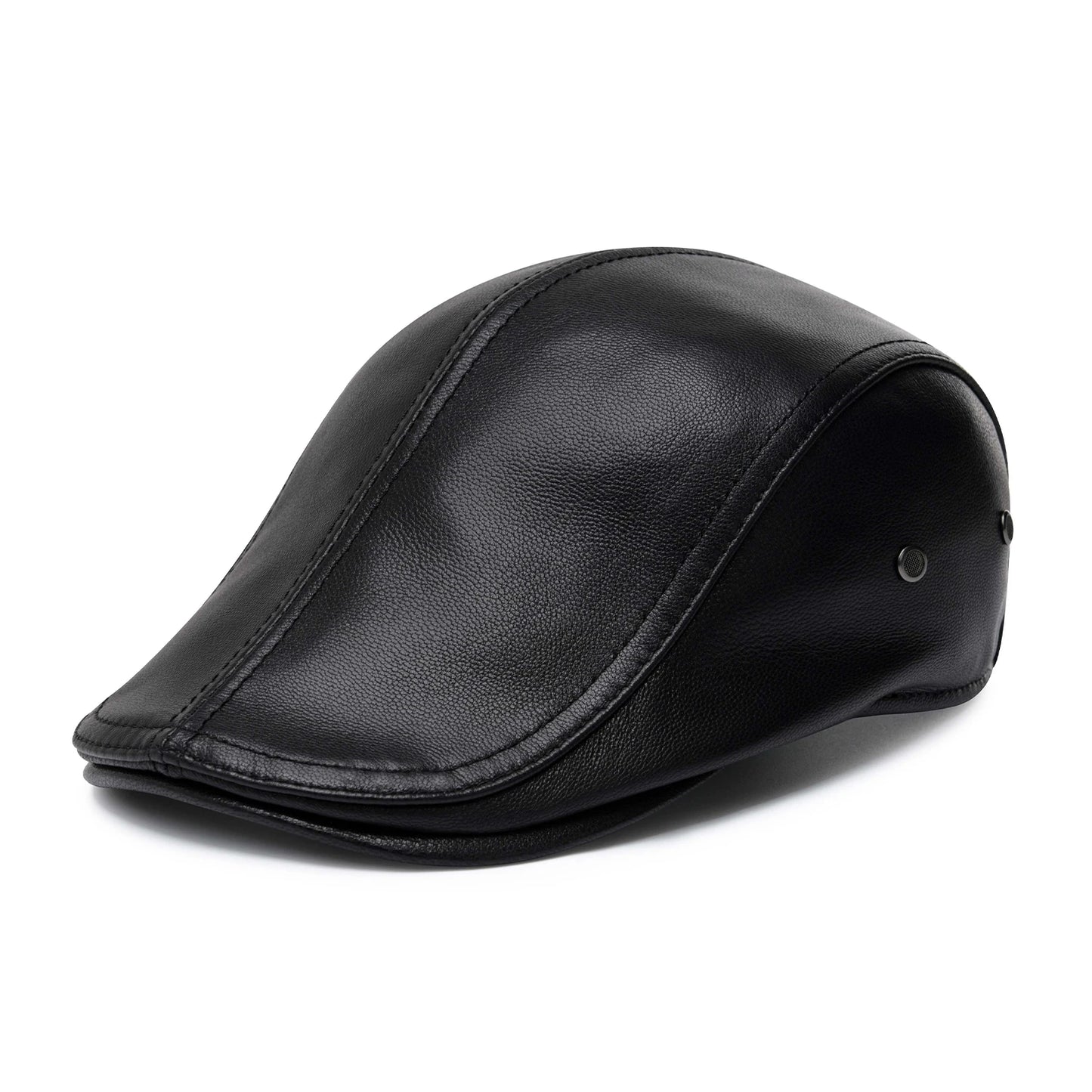 The Regent | Men's Genuine Leather Gatsby Ivy Newsboy Cap | Urban Caps NZ