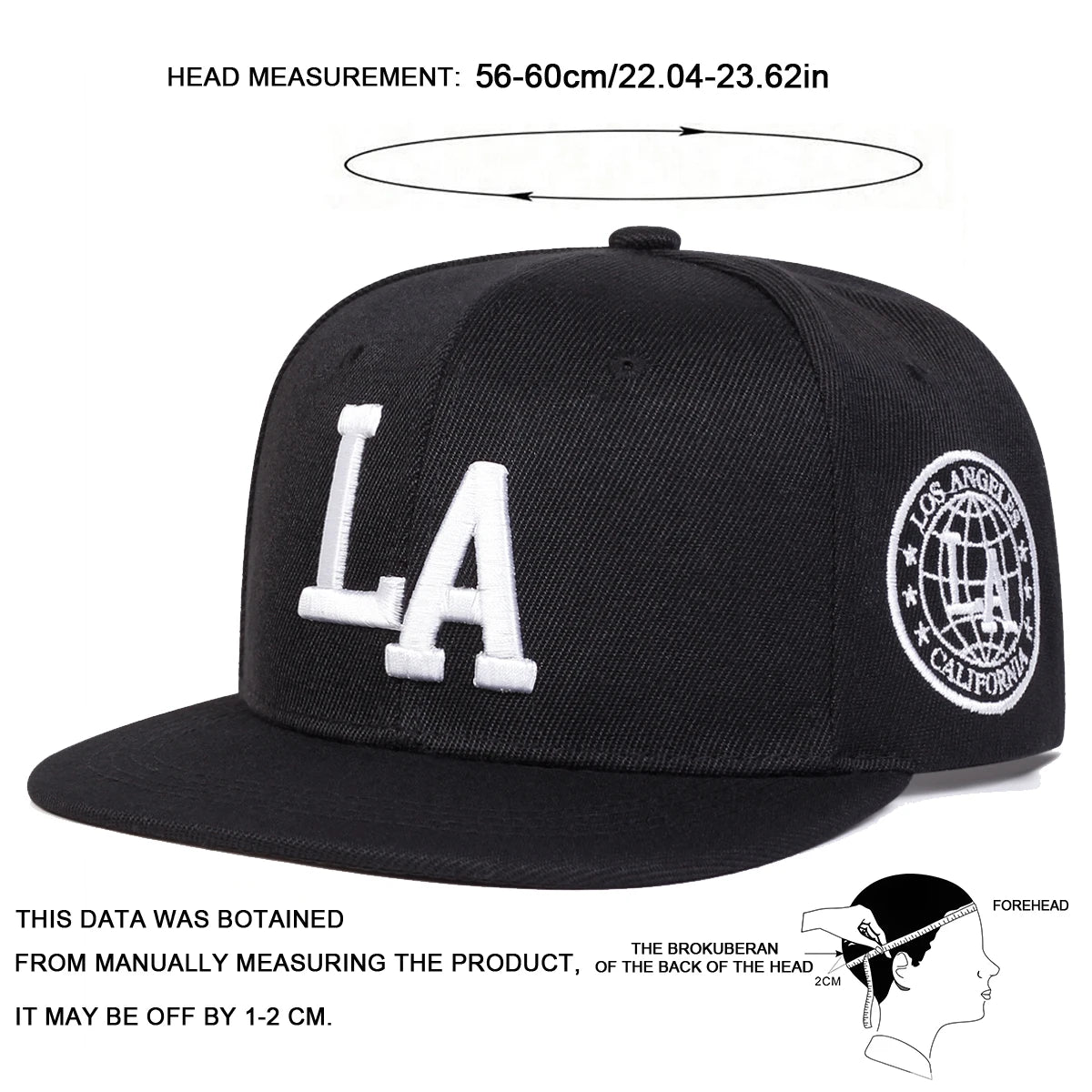 The Portobello | Classic Letter Embroidery Snapback Cap | Urban Caps NZ