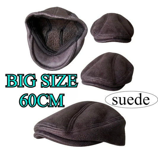 Yorkshire Big-Fit Suede Flat Cap