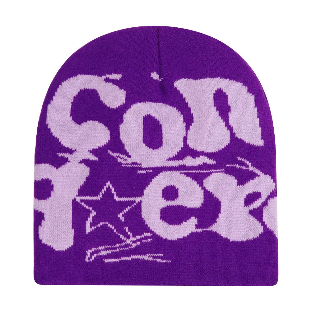 The Skullcap | Y2K Letter Knitted Hip Hop Beanie | Urban Caps NZ