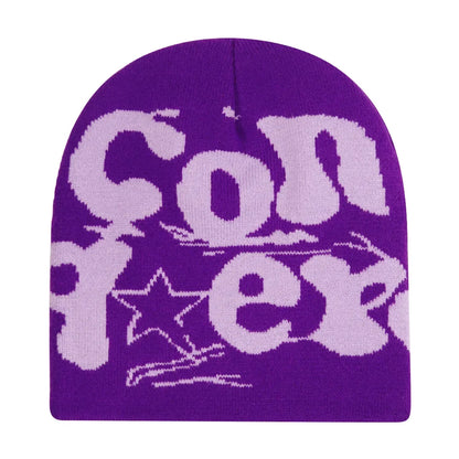 The Skullcap | Y2K Letter Knitted Hip Hop Beanie | Urban Caps NZ