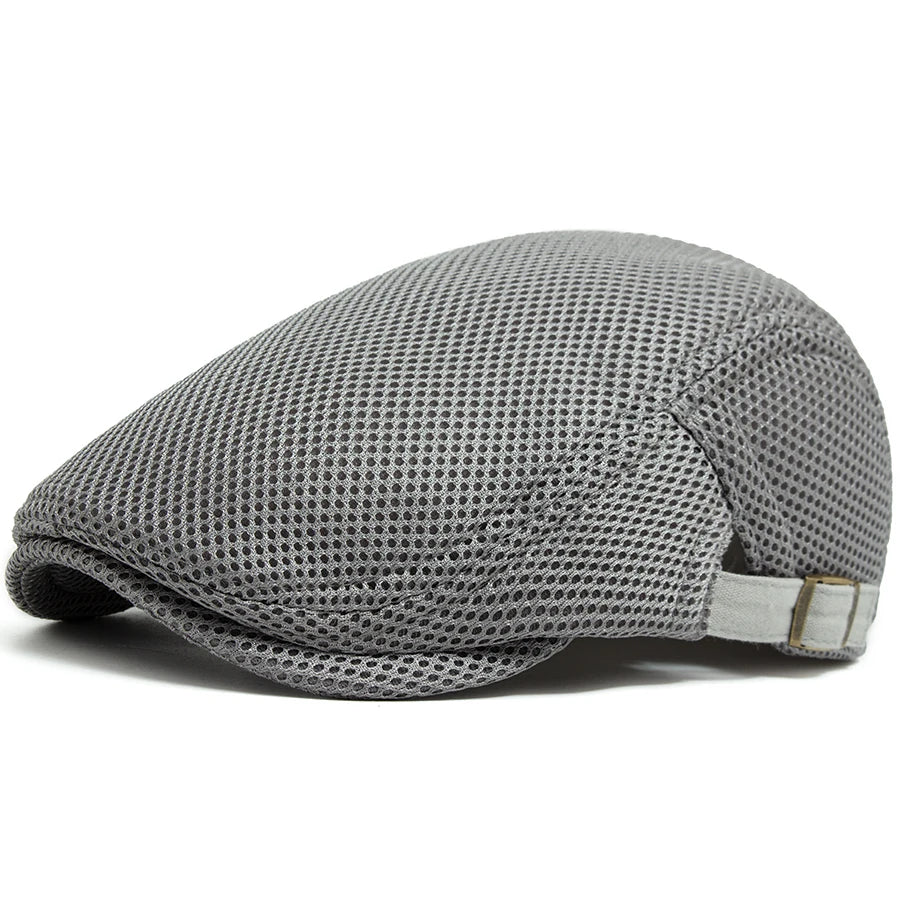 Breathable Mesh Ivy Cap | Country Summer Flat Cap | Urban Caps NZ