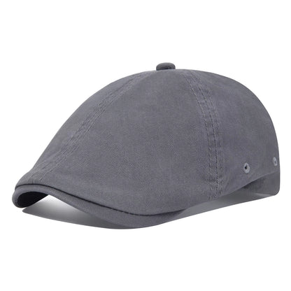The Thurles | Men's Washed Cotton 6-Panel Button Hunting Cap | Urban Caps NZ