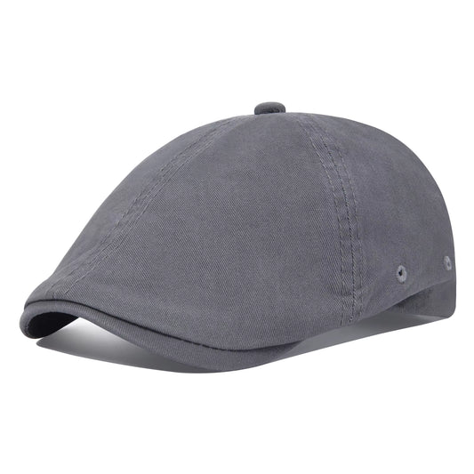 The Thurles | Men's Washed Cotton 6-Panel Button Hunting Cap | Urban Caps NZ