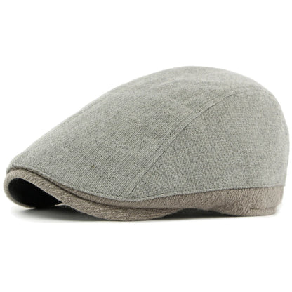 Shrewsbury Wool Artist Beret in Light Grey