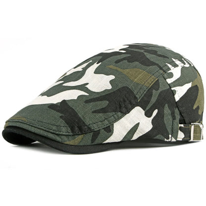 Hereford Print Artist Beret in Beige