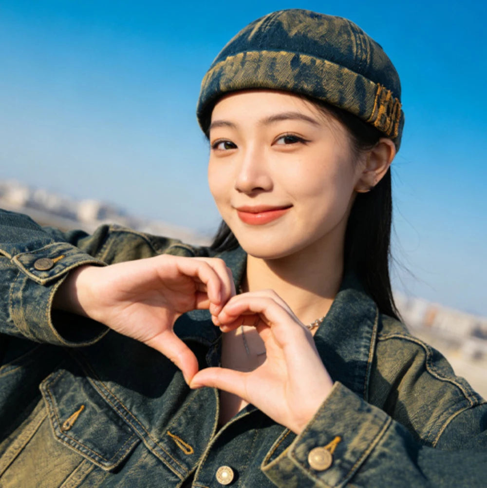 Southbank Denim-Style Beanie