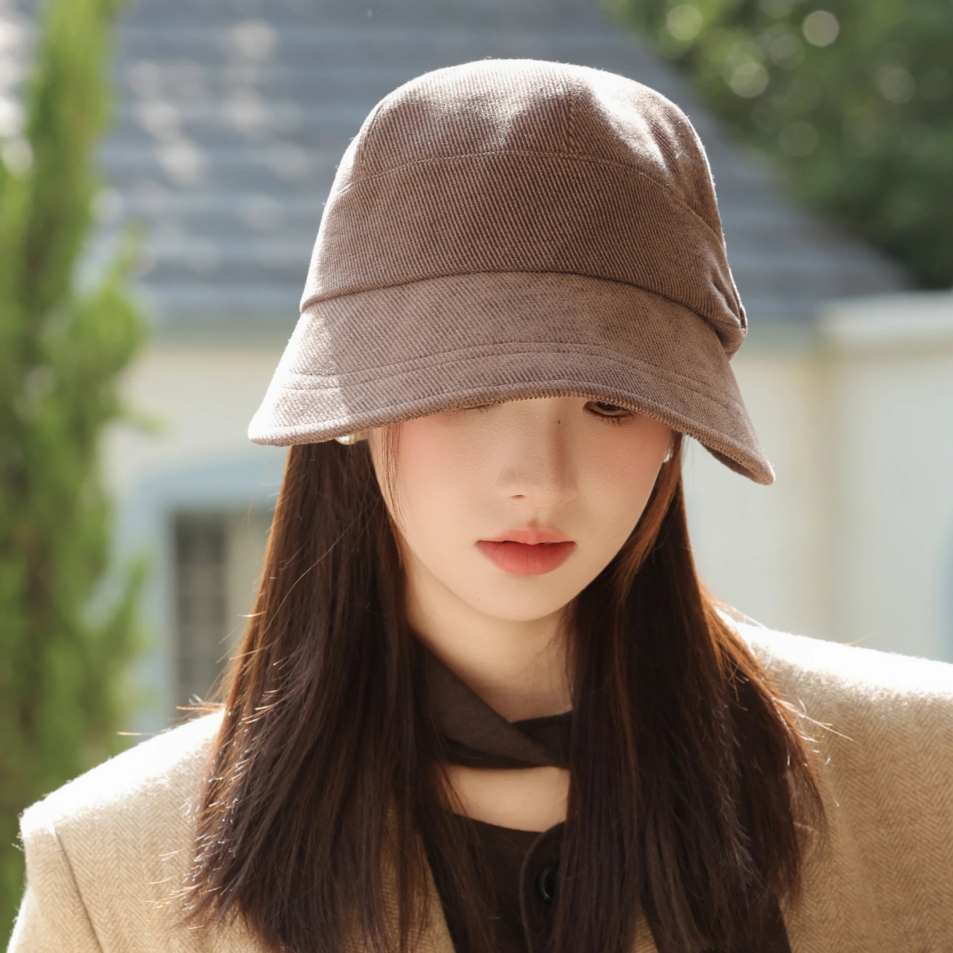 Kew Gardens Bow-Trim Bucket Hat