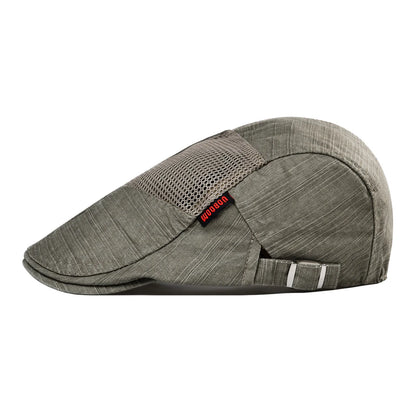The Sedbergh | Men's Distressed Cotton Retro Baker Boy Cap | Urban Caps NZ